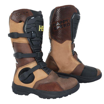 Happy Speed Valor Adventure Riding Boots Desert Brown