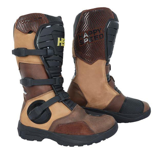 Happy Speed Valor Adventure Riding Boots Desert Brown