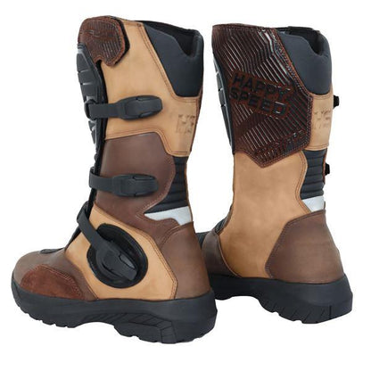 Happy Speed Valor Adventure Riding Boots Desert Brown