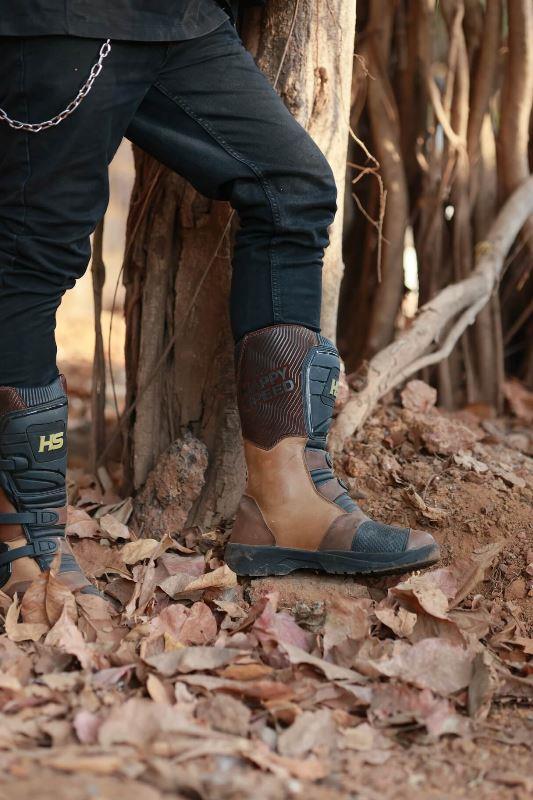 Happy Speed Valor Adventure Riding Boots Desert Brown