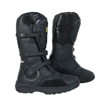 Happy Speed Valor Adventure Riding Boots Stealth Black