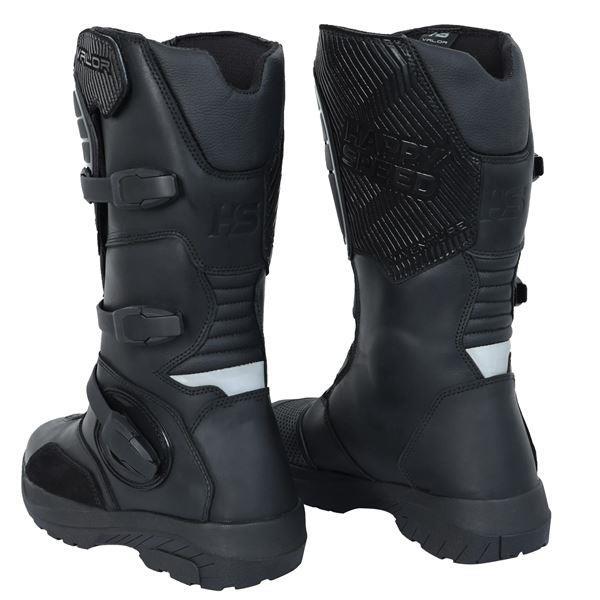 Happy Speed Valor Adventure Riding Boots Stealth Black