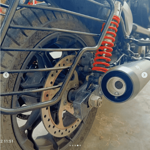 Red Rooster Exhaust for Harley Davidson Street 750 - Black Matt - Riders Junction