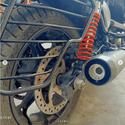 Red Rooster Exhaust for Harley Davidson Street 750 - Black Matt - Riders Junction