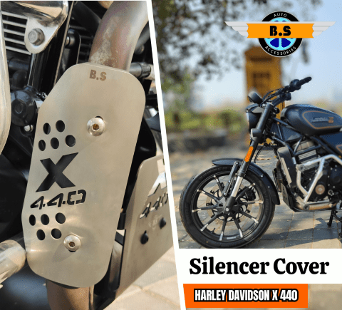 Harley Davidson x440 Silencer cover 2-min
