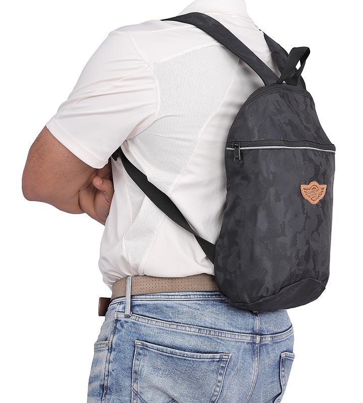 Hawk 10 Ltrs Black Camo Daypack by Guardian Gears