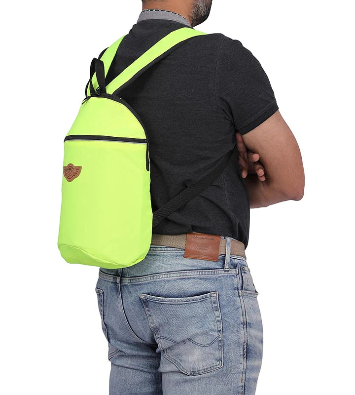 Hawk 10 Ltrs Flo Green Daypack by Guardian Gears