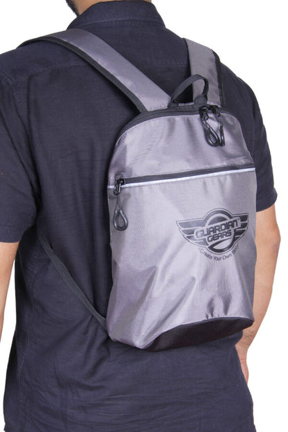 Hawk 10L Day Pack for Motorbiking, Trekking, Hiking, Camping, Travel and Daily Use Grey - Guardian Gears - Riders Junction