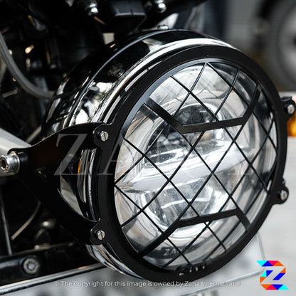 Headlight Grill Type-2 Black for GT & Interceptor 650 by ZANA-ZI-6047