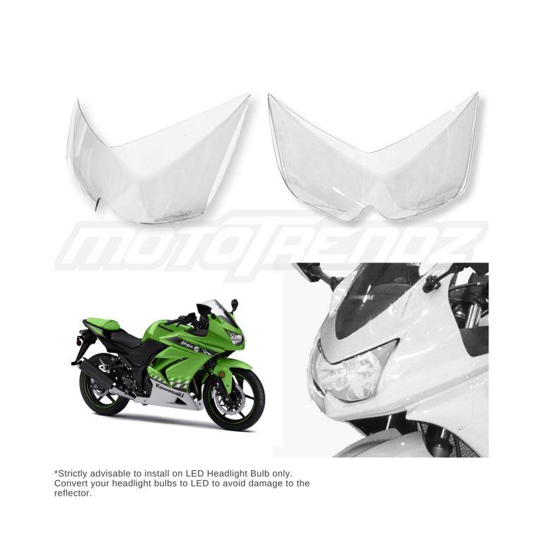 Headlight Screen Protector – Kawasaki Ninja 250R (2008-2012) - Clear