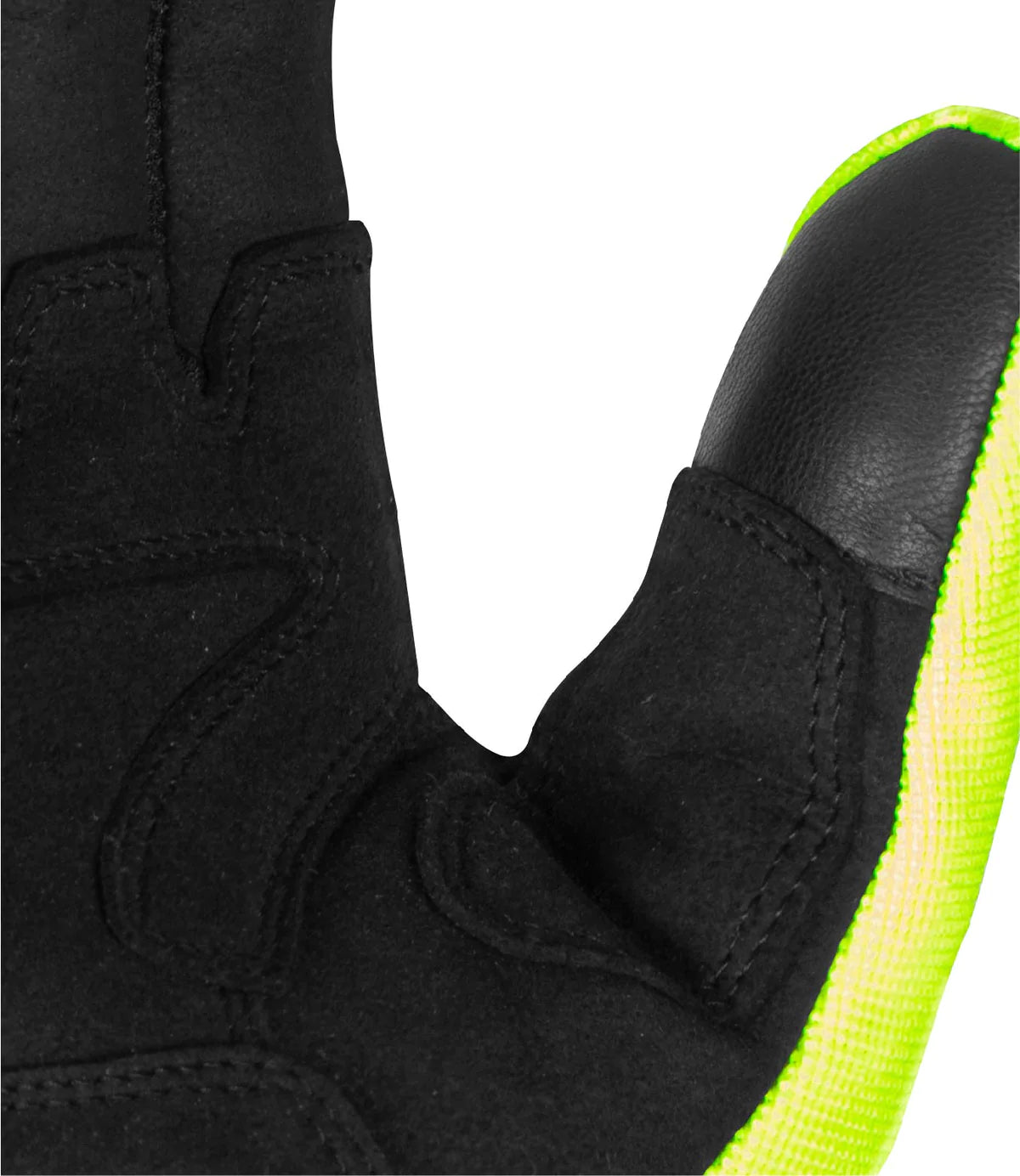 Helium GT Gloves - Black HI-VIZ Green
