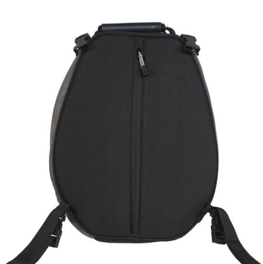 Helmet Bag (D.Grey & Black)- For Off-Road & Dual Sport Helmets With Peaks - Riders-Junction