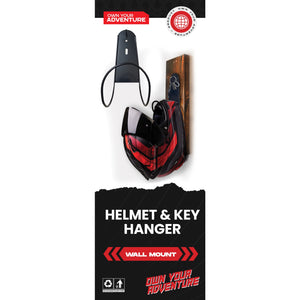 Helmet & Key Wall Hanger - Own Your Adventure - OY 012
