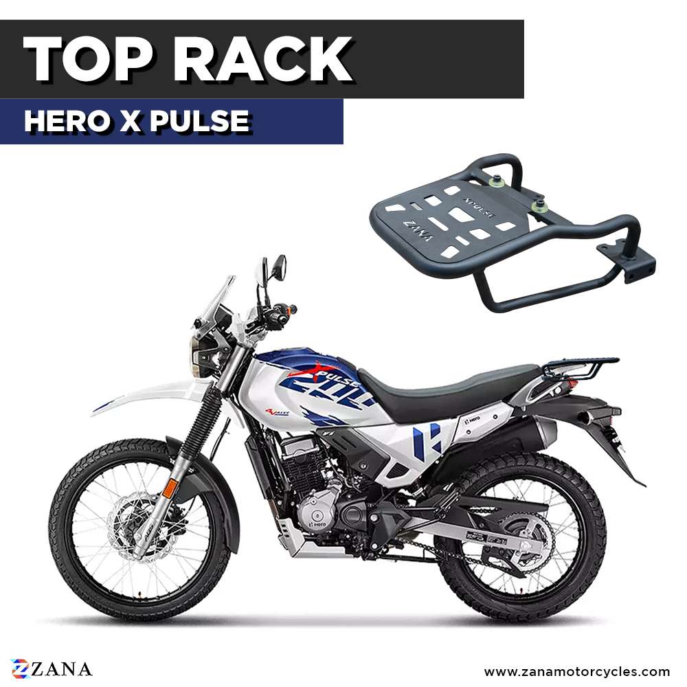 TOPRACK WITH PLATE COMPATIBLE WITH PILLION BACKREST W-1 XPULSE200 BS6 - Riders Junction