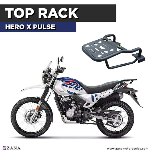 TOPRACK WITH PLATE COMPATIBLE WITH PILLION BACKREST W-1 XPULSE200 BS6 - Riders Junction