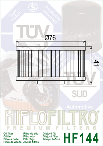 HiFlo Oil Filter 144 (HF144)