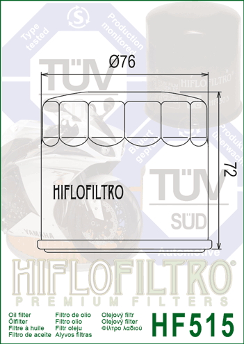 HiFlo Oil Filter 515 (HF515)