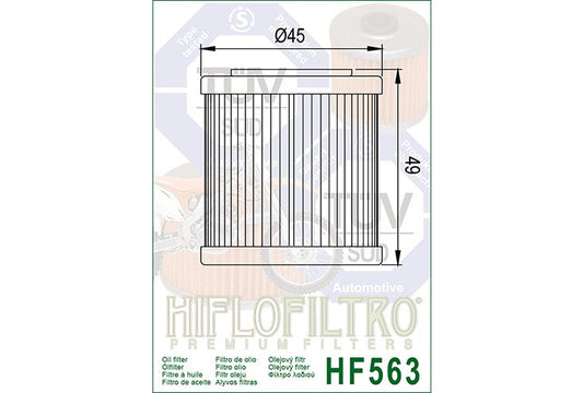 HiFlo Oil Filter 563 (HF563)