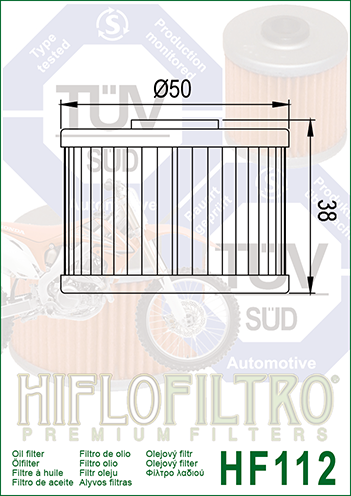 HiFlo Oil Filter 112 (HF112)