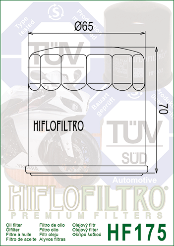 HiFlo Oil Filter 175 (HF175)