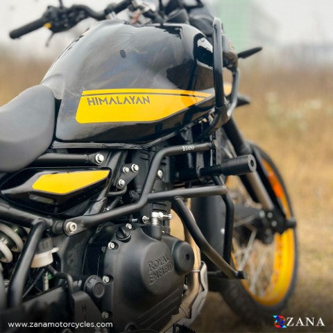 CRASH GURAD WITH SLIDER TEXTURE BLACK TYPE-1 FOR HIMALAYAN 452 - ZI-8433 - Riders Junction