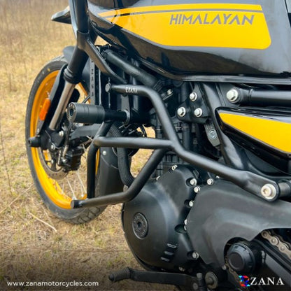 CRASH GURAD WITH SLIDER TEXTURE BLACK TYPE-1 FOR HIMALAYAN 452 - ZI-8433 - Riders Junction