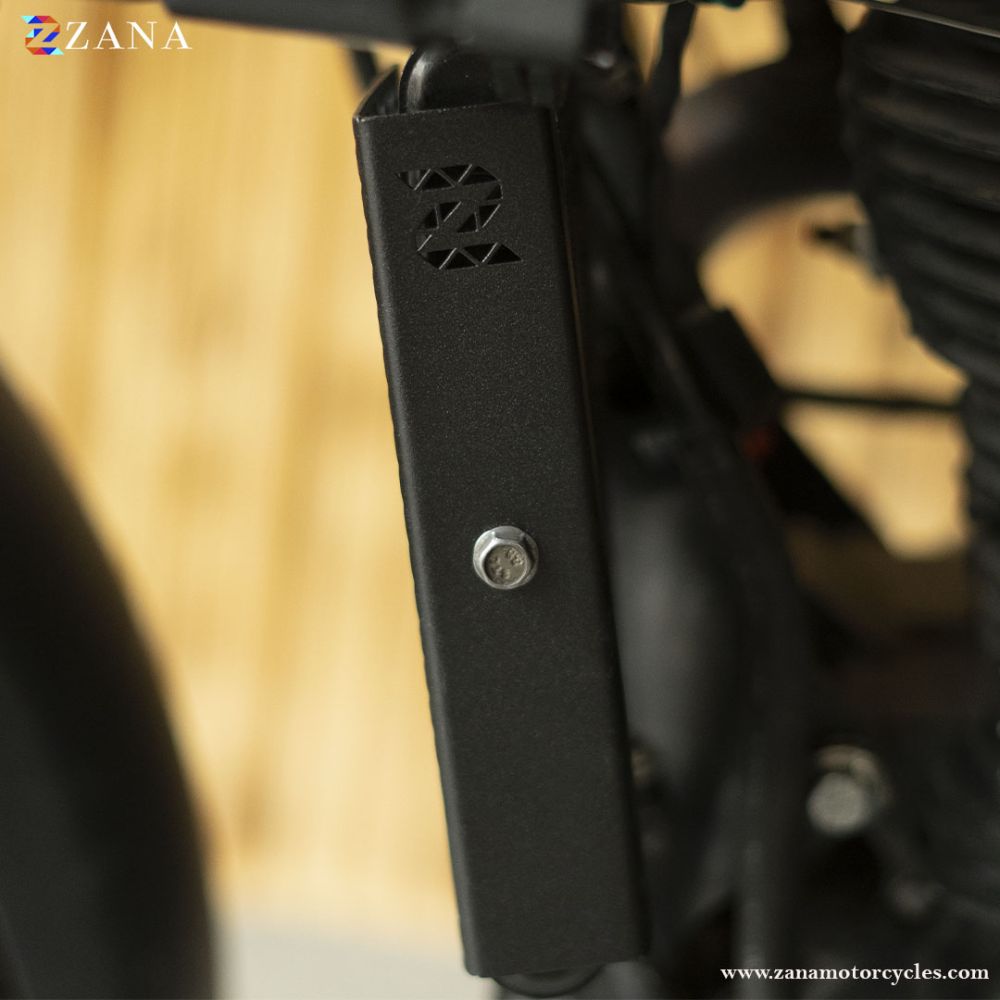 Himalayan BS-3/4/6 & Scram 411 (Half) Black Radiator Guard Honeycomb by ZANA-ZI-8205