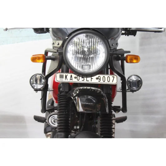 Himalayan Upper Crash Guard Light Bracket, BSVI