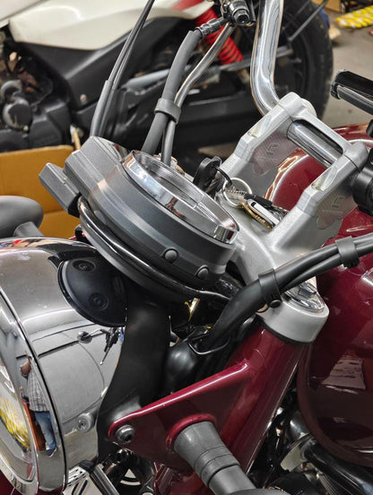 Reach Inclined Handle Riser for New Honda CB350 2024 - Silver