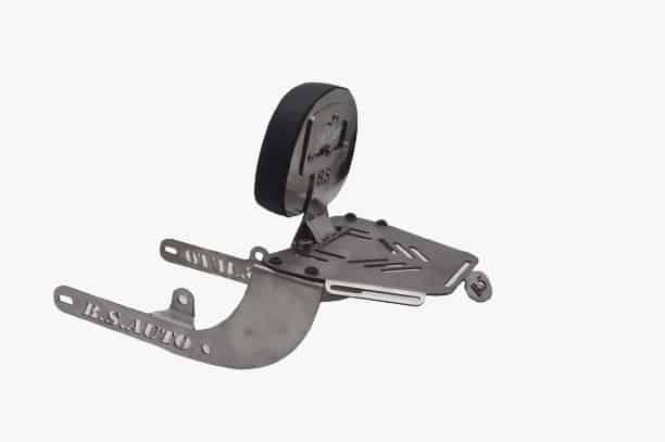 Honda H'ness Backrest in Lazer Cutting in Stainless Steel