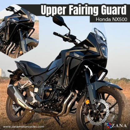Honda NX 500 Upper Fairing Guard Black