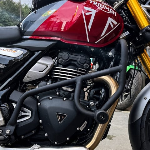 Crash Guard Type 2 for Triumph Speed 400 &amp; Scrambler 400 X - HRSPD40001S Hyper Rider - Riders Junction