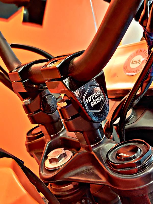 Hyperrider-Adjustable Handlebar Riser for KTM Adventure 390/250 (HRADV008S)