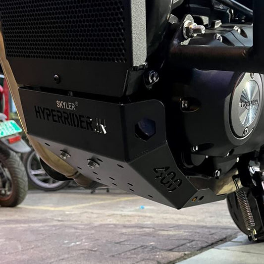 Hyperrider-Aluminium Bash Plate For Triumph Speed 400 (HRSPD40005S)
