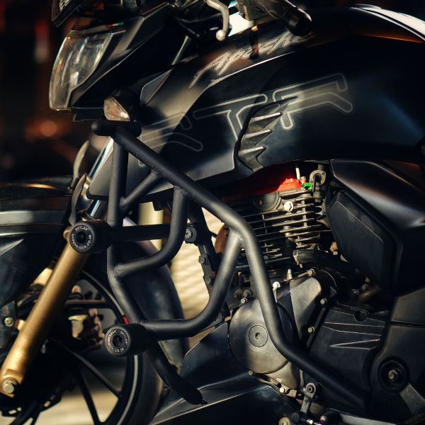 Hyperrider-Crash Guard For TVS Apache RTR 200 4V (HRRTR001S)