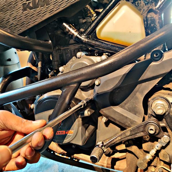 Hyperrider-Crash Guard Type 2 Orange For KTM Adventure 390/250 (HRADV021S)