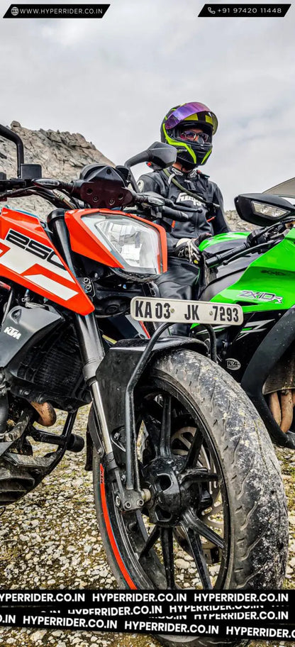 Hyperrider-Front Number Plate Holder for Bajaj Dominar and KTM Duke (HRDOM203S)