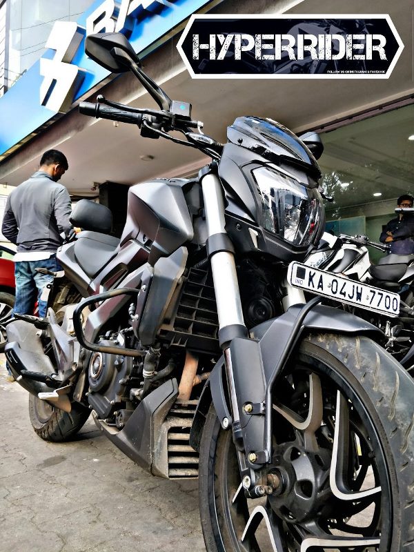 Hyperrider-Front Number Plate Holder for Bajaj Dominar and KTM Duke (HRDOM203S)