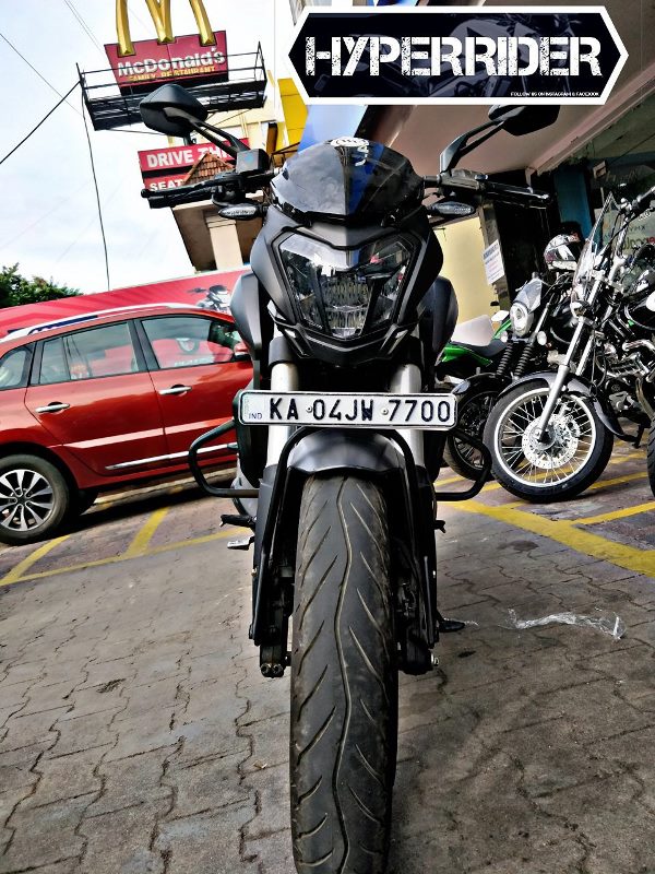 Hyperrider-Front Number Plate Holder for Bajaj Dominar and KTM Duke (HRDOM203S)