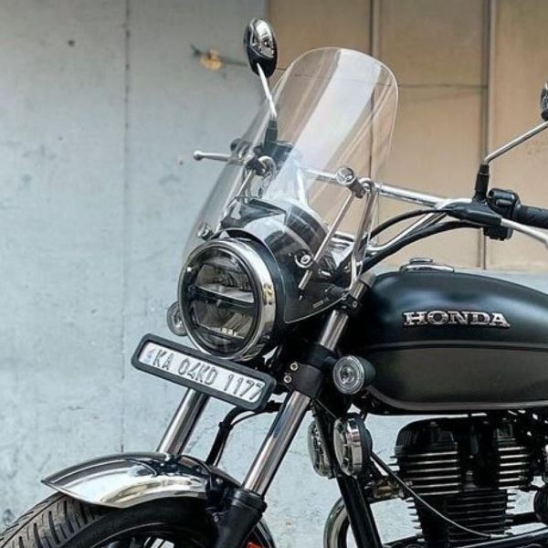 Hyperrider-Honda H’ness and RE Meteor 350 Windshield (HRHNS009S)
