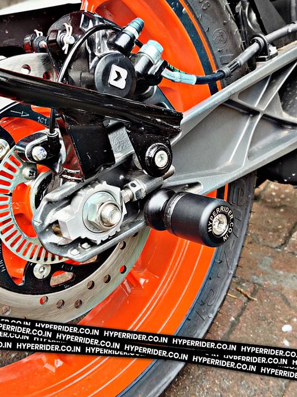 Hyperrider-KTM Duke 250/390 BS6 Swingarm Spools Sliders (HRDUK209S)