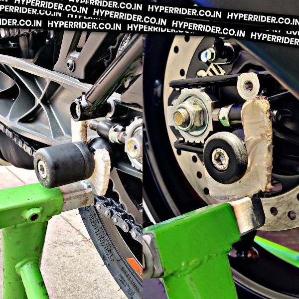 Hyperrider-KTM Duke 250390 BS6 Swingarm Spools Sliders (HRDUK209S)