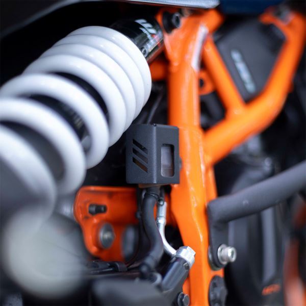 Hyperrider-Rear Fluid Reservoir Cover MS Black For KTM Duke 250390 GEN 3 (HRKDGN3012S)