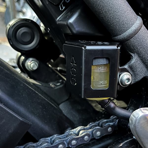 Hyperrider-Triumph Speed 400 Rear Fluid Reservoir Cover (HRSPD40007S)