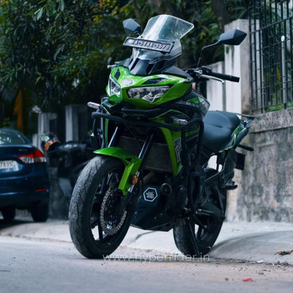 Hyperrider-Kawasaki Versys 650 Crash Guard (Black)-HRV65006S