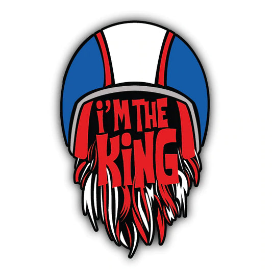 I Am The King Sticker - Wander Looms - Riders Junction