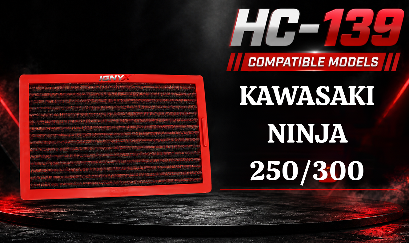 IGNYX Air Filter For Kawasaki Ninja 250/300 (HC 139)