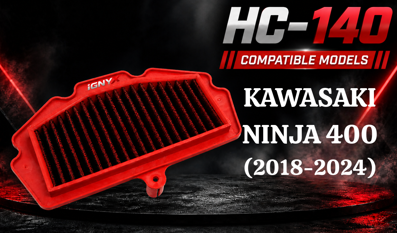 IGNYX Air Filter For Kawasaki Ninja 400 2018-2024 (HC 140)