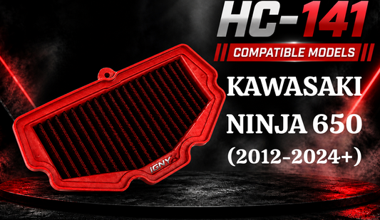 IGNYX Air Filter For Kawasaki Ninja 650 2012-2024+ (HC 141)