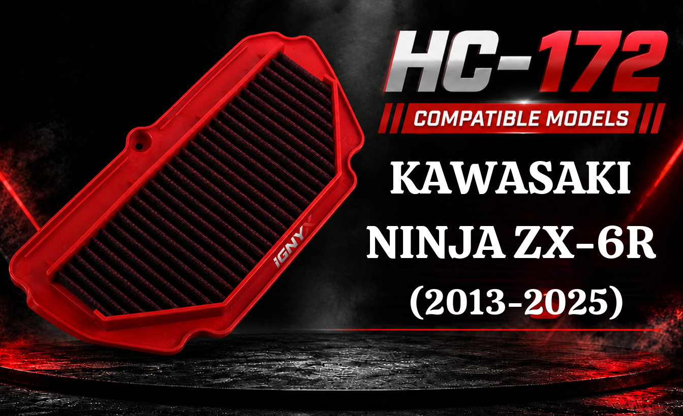 IGNYX Air Filter For Kawasaki Ninja ZX6R 2013-2025 (HC 172)